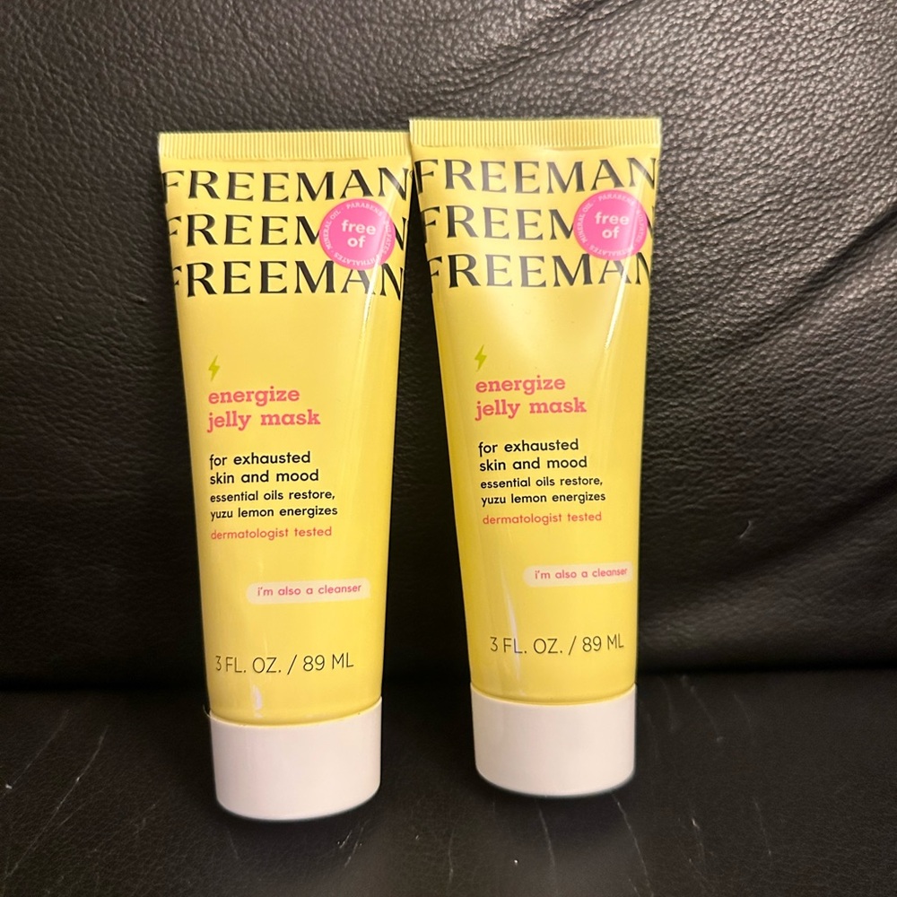 Freeman Energize Jelly Mask - Yellow (2 pack)
